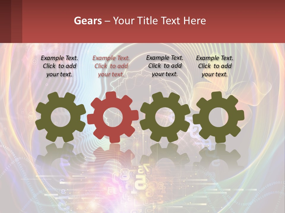 A Person's Head With A Butterfly In The Middle Of It PowerPoint Template