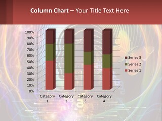 A Person's Head With A Butterfly In The Middle Of It PowerPoint Template