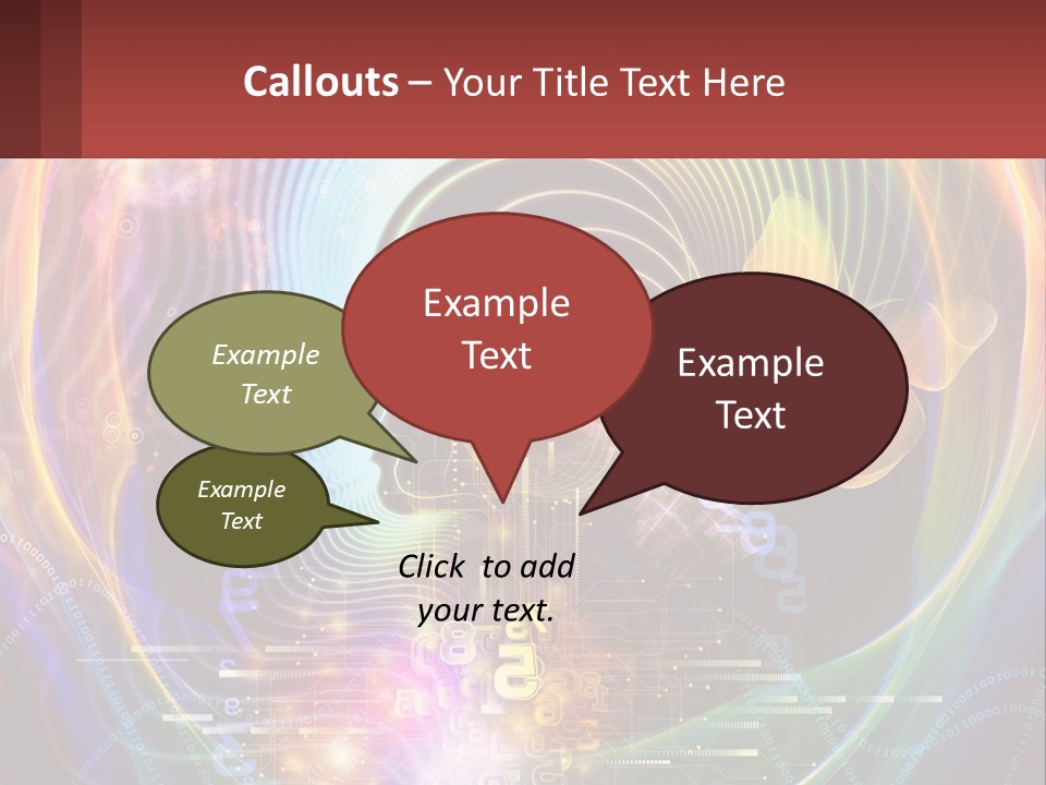 A Person's Head With A Butterfly In The Middle Of It PowerPoint Template