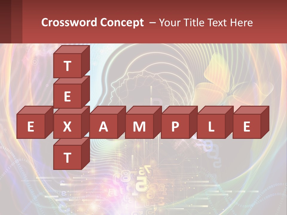 A Person's Head With A Butterfly In The Middle Of It PowerPoint Template