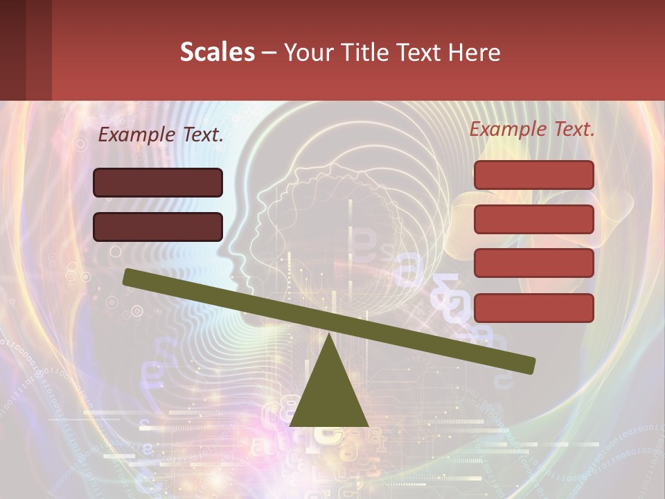 A Person's Head With A Butterfly In The Middle Of It PowerPoint Template