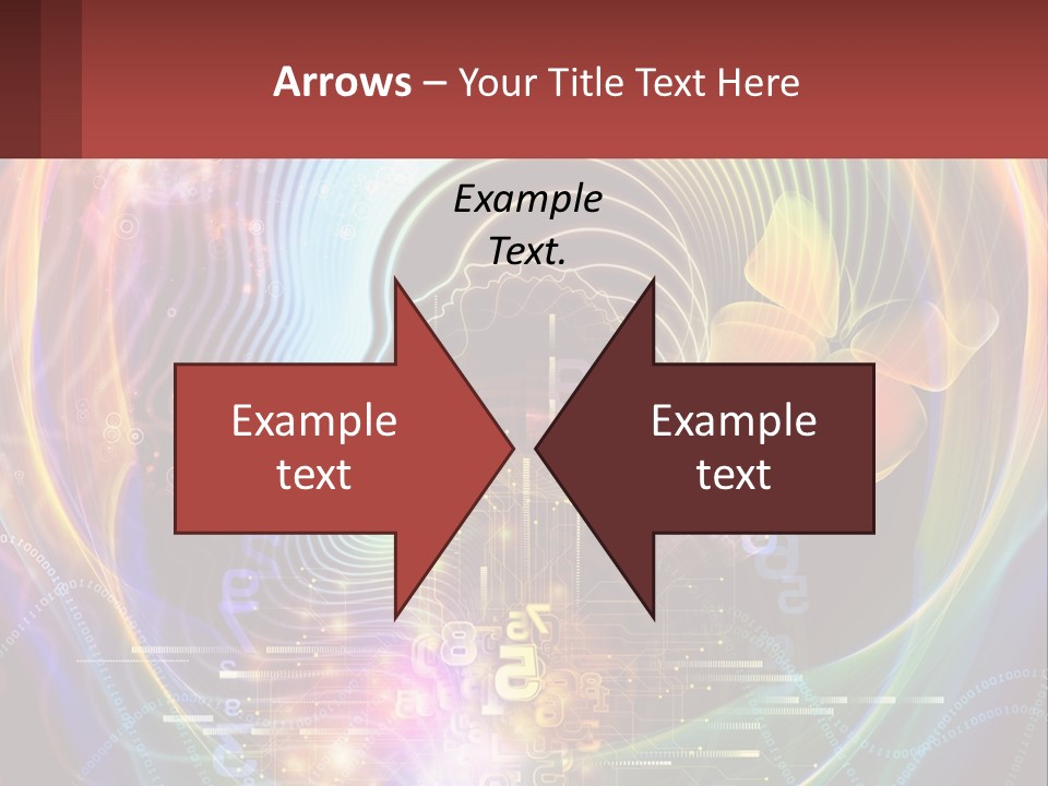 A Person's Head With A Butterfly In The Middle Of It PowerPoint Template