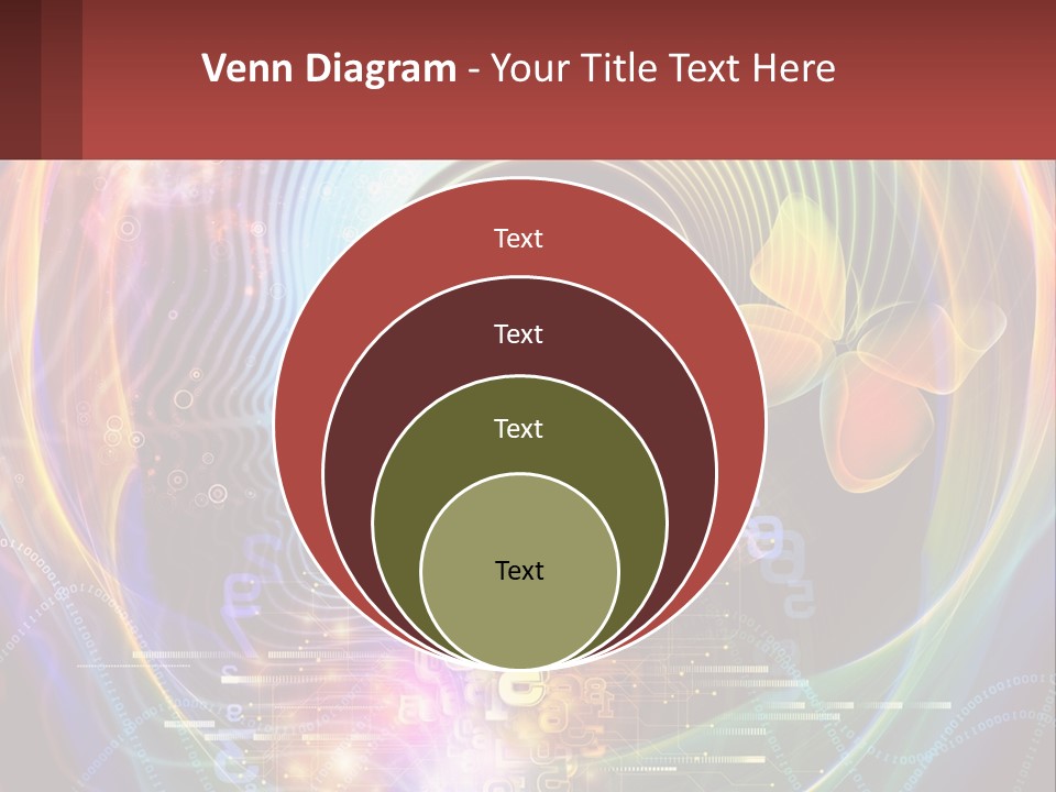 A Person's Head With A Butterfly In The Middle Of It PowerPoint Template