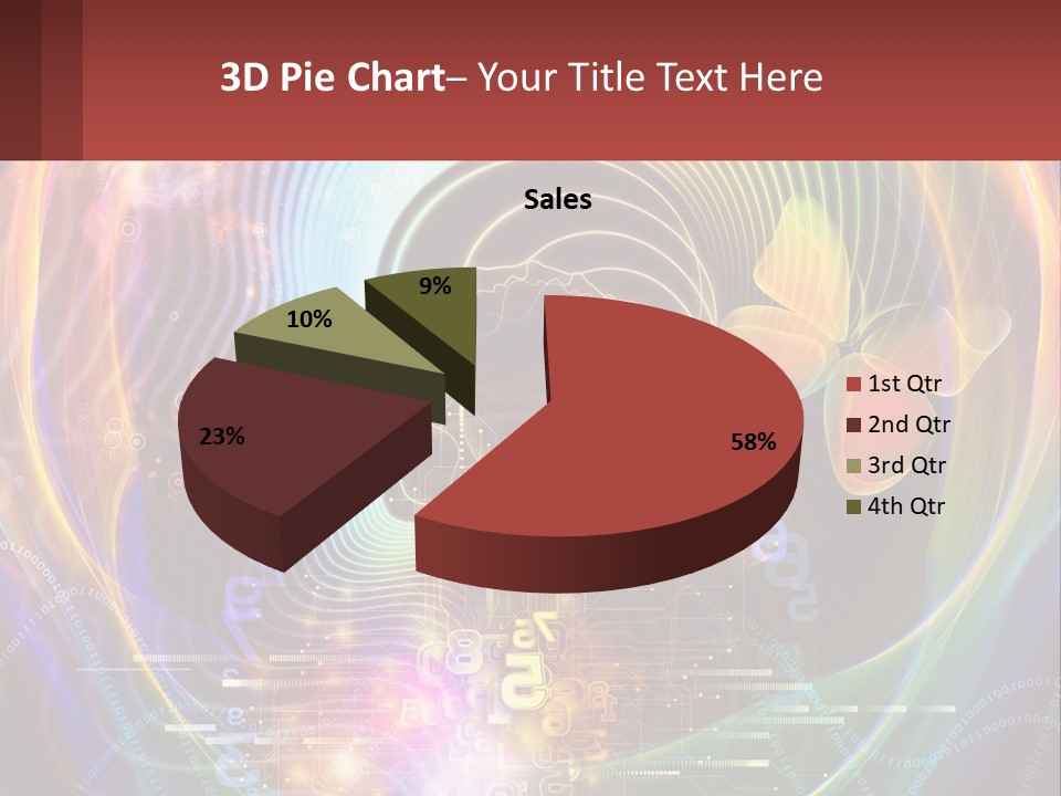 A Person's Head With A Butterfly In The Middle Of It PowerPoint Template