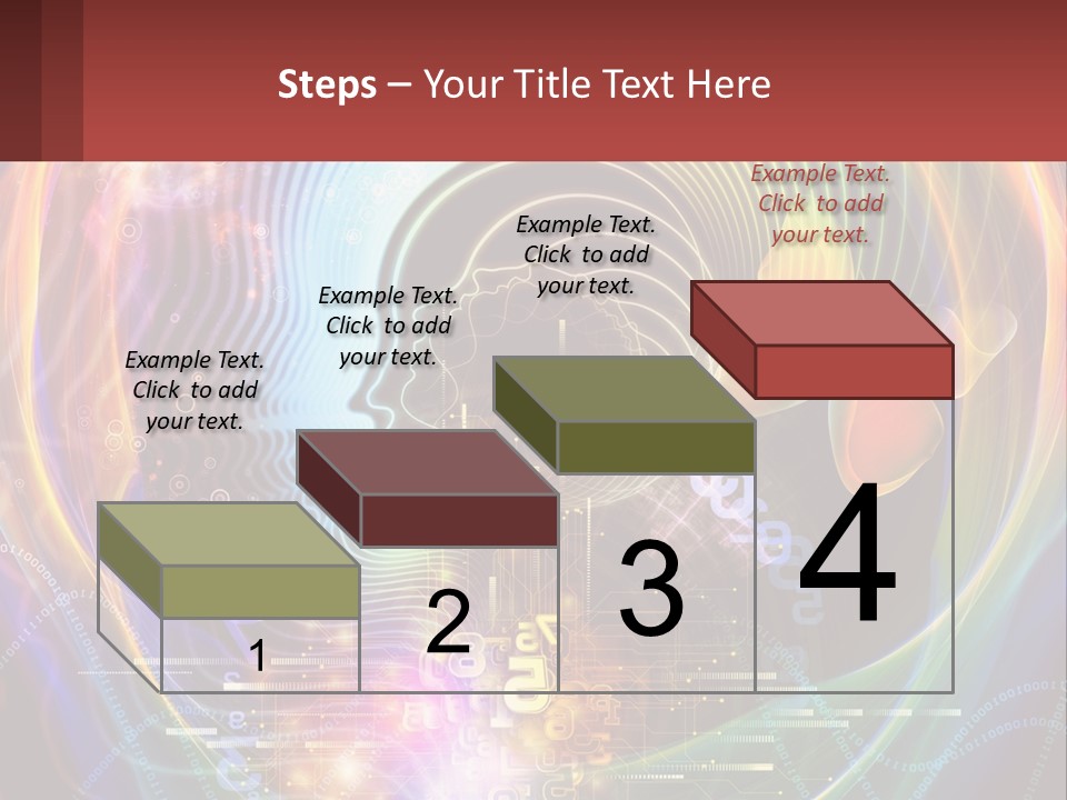 A Person's Head With A Butterfly In The Middle Of It PowerPoint Template