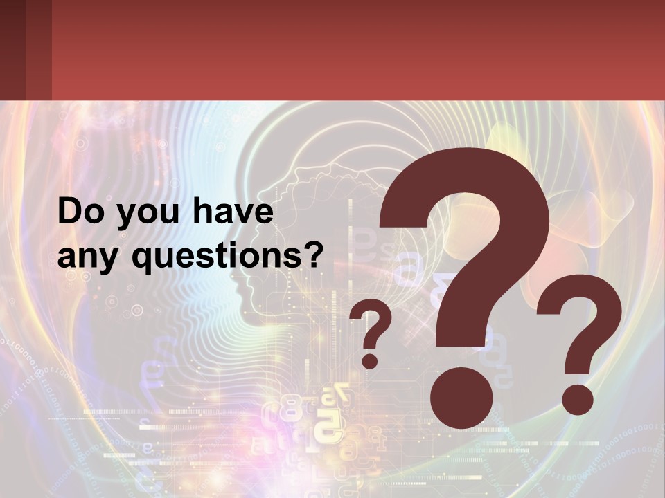 A Person's Head With A Butterfly In The Middle Of It PowerPoint Template