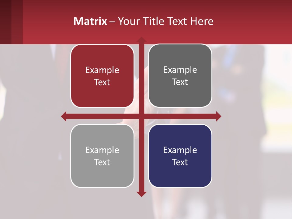 A Man In A Business Suit Pointing At Something PowerPoint Template