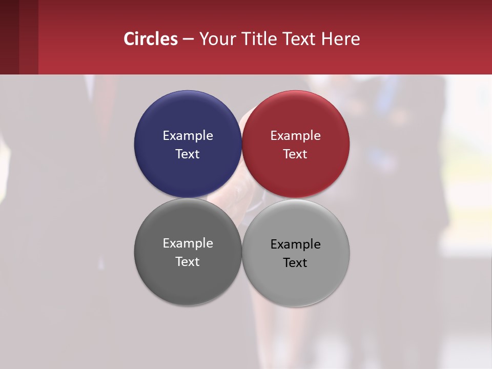 A Man In A Business Suit Pointing At Something PowerPoint Template