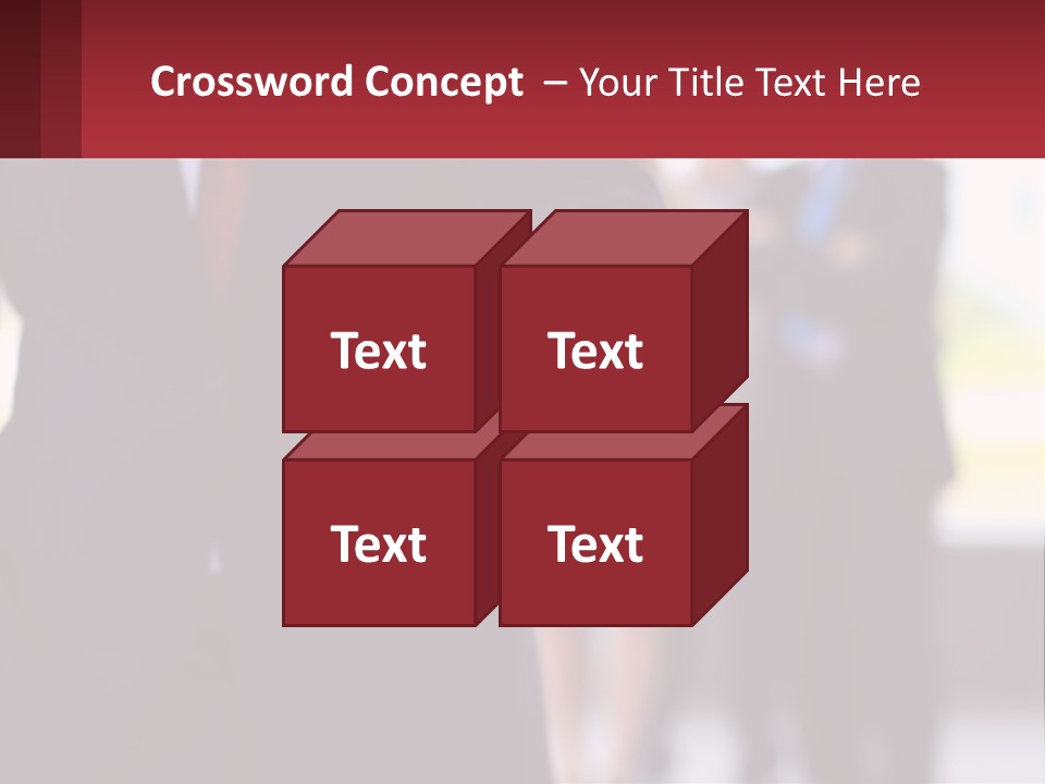 A Man In A Business Suit Pointing At Something PowerPoint Template
