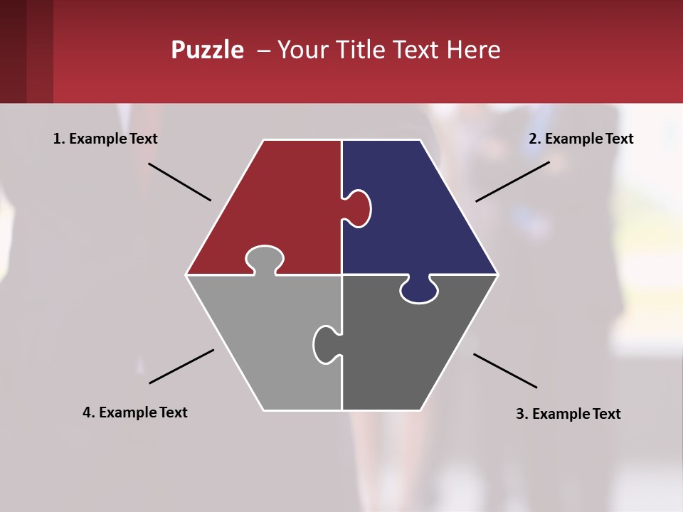 A Man In A Business Suit Pointing At Something PowerPoint Template