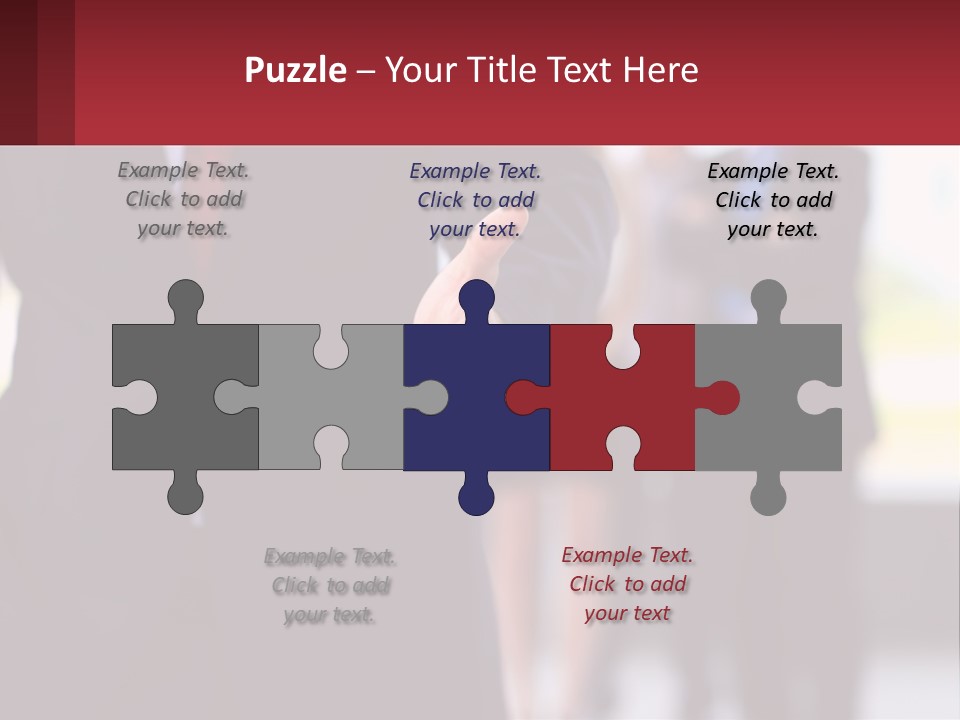 A Man In A Business Suit Pointing At Something PowerPoint Template