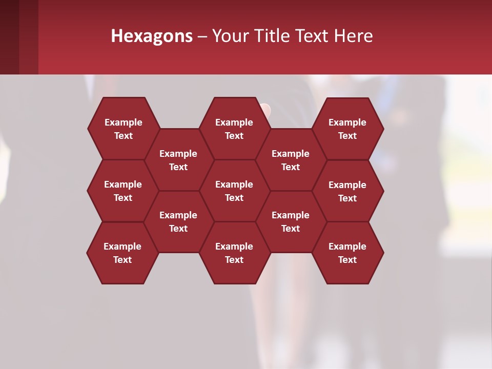 A Man In A Business Suit Pointing At Something PowerPoint Template