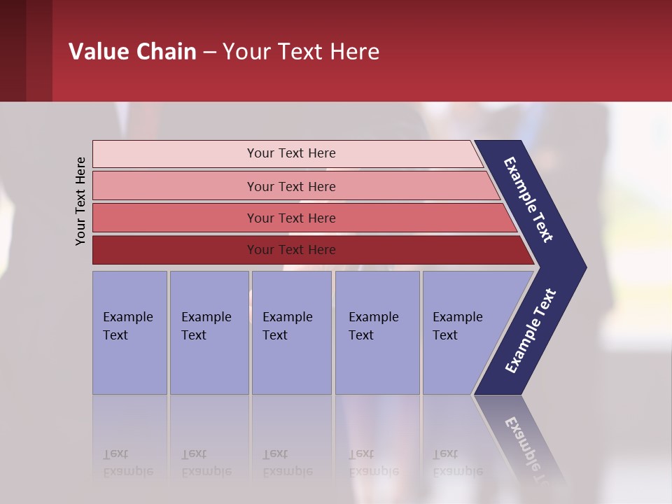 A Man In A Business Suit Pointing At Something PowerPoint Template