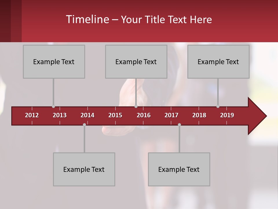 A Man In A Business Suit Pointing At Something PowerPoint Template