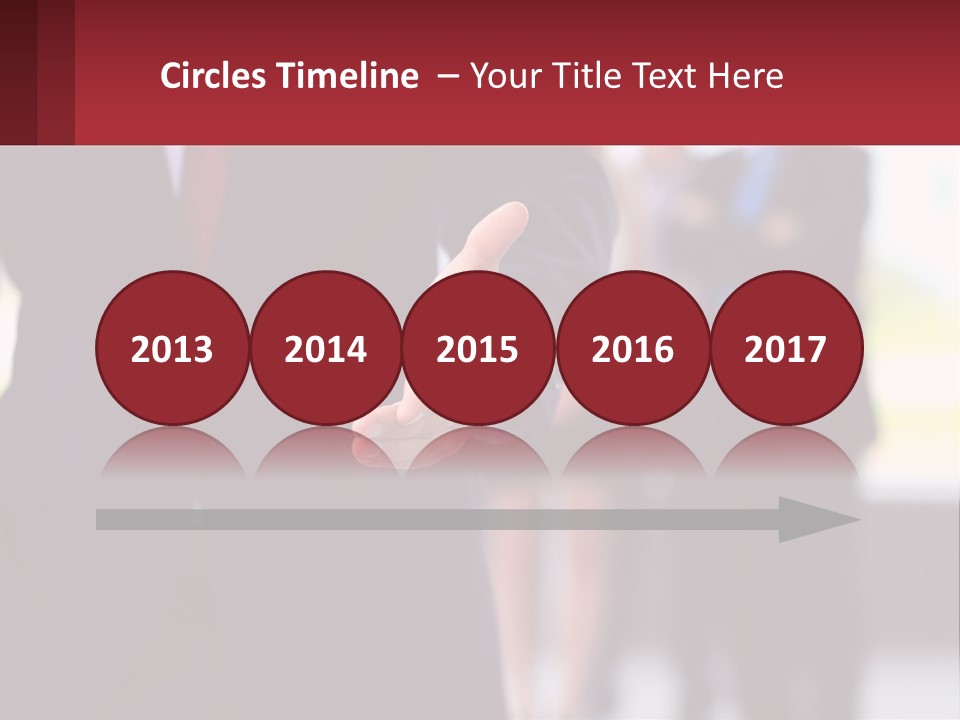 A Man In A Business Suit Pointing At Something PowerPoint Template