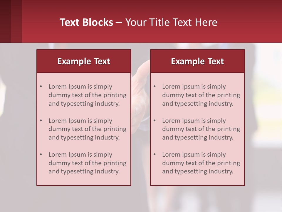 A Man In A Business Suit Pointing At Something PowerPoint Template