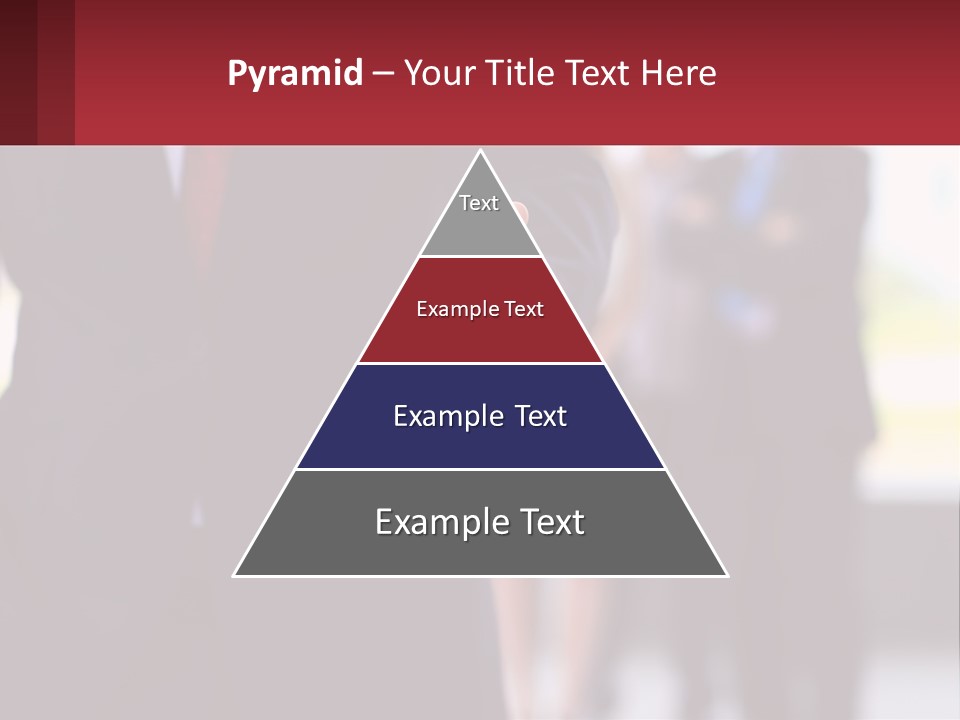 A Man In A Business Suit Pointing At Something PowerPoint Template