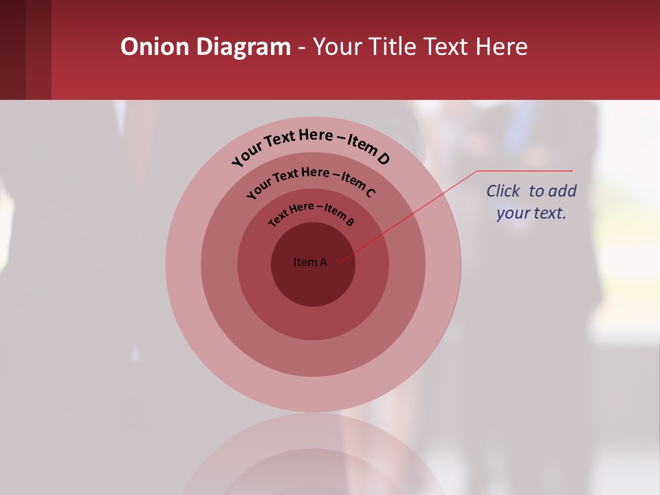 A Man In A Business Suit Pointing At Something PowerPoint Template