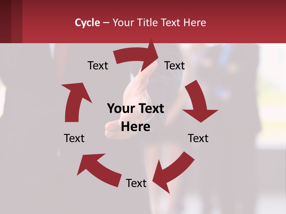 A Man In A Business Suit Pointing At Something PowerPoint Template