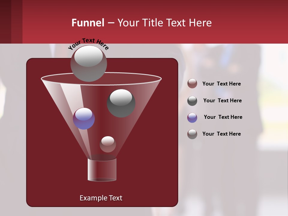 A Man In A Business Suit Pointing At Something PowerPoint Template