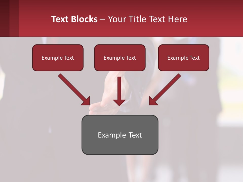 A Man In A Business Suit Pointing At Something PowerPoint Template