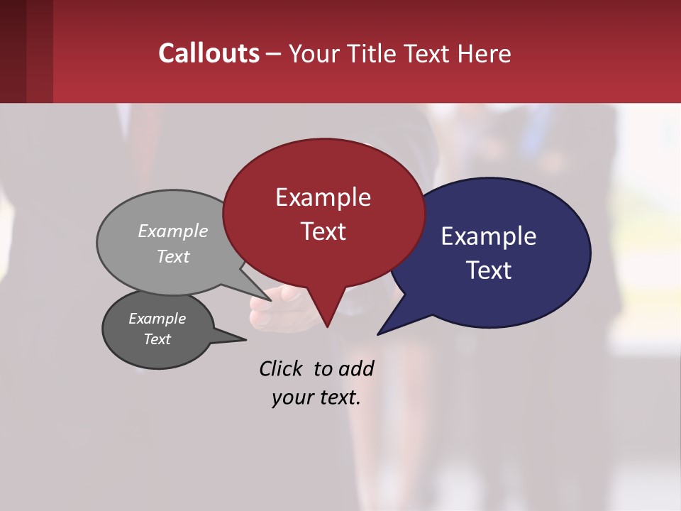 A Man In A Business Suit Pointing At Something PowerPoint Template