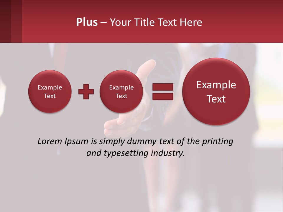A Man In A Business Suit Pointing At Something PowerPoint Template