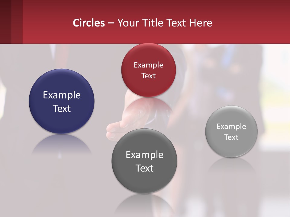 A Man In A Business Suit Pointing At Something PowerPoint Template