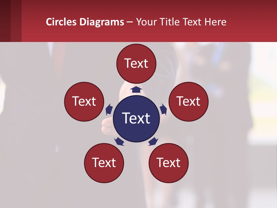 A Man In A Business Suit Pointing At Something PowerPoint Template