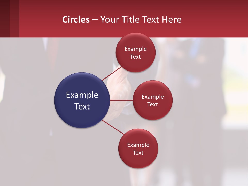 A Man In A Business Suit Pointing At Something PowerPoint Template