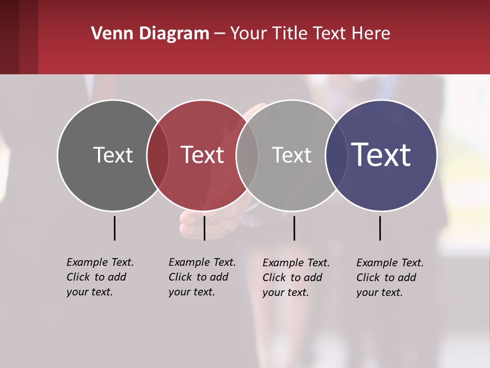 A Man In A Business Suit Pointing At Something PowerPoint Template