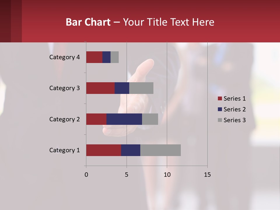 A Man In A Business Suit Pointing At Something PowerPoint Template