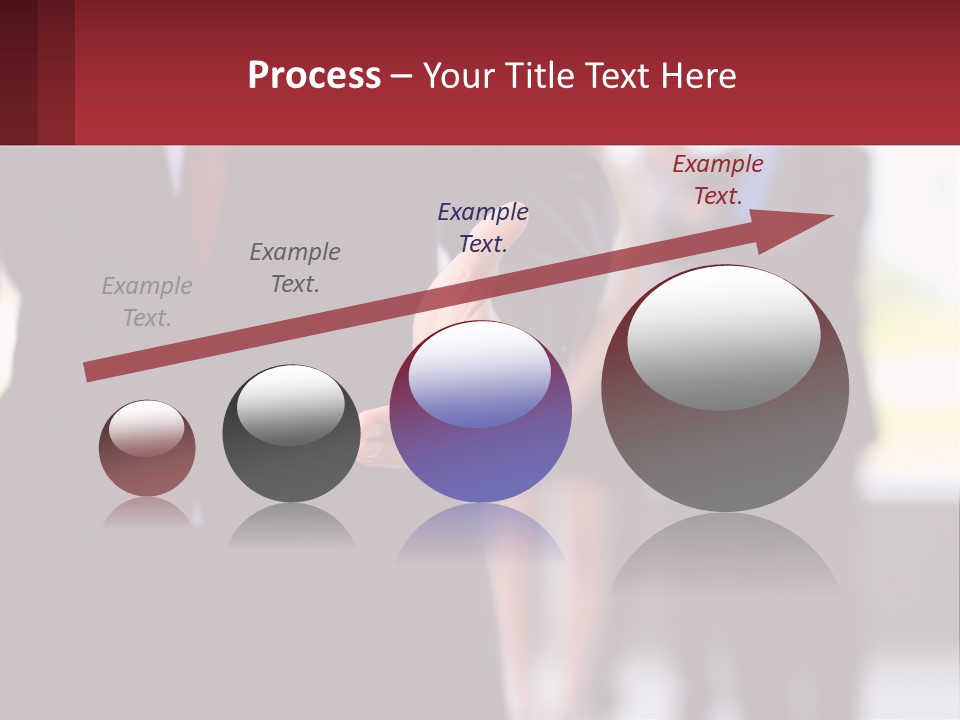 A Man In A Business Suit Pointing At Something PowerPoint Template