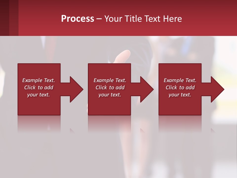 A Man In A Business Suit Pointing At Something PowerPoint Template