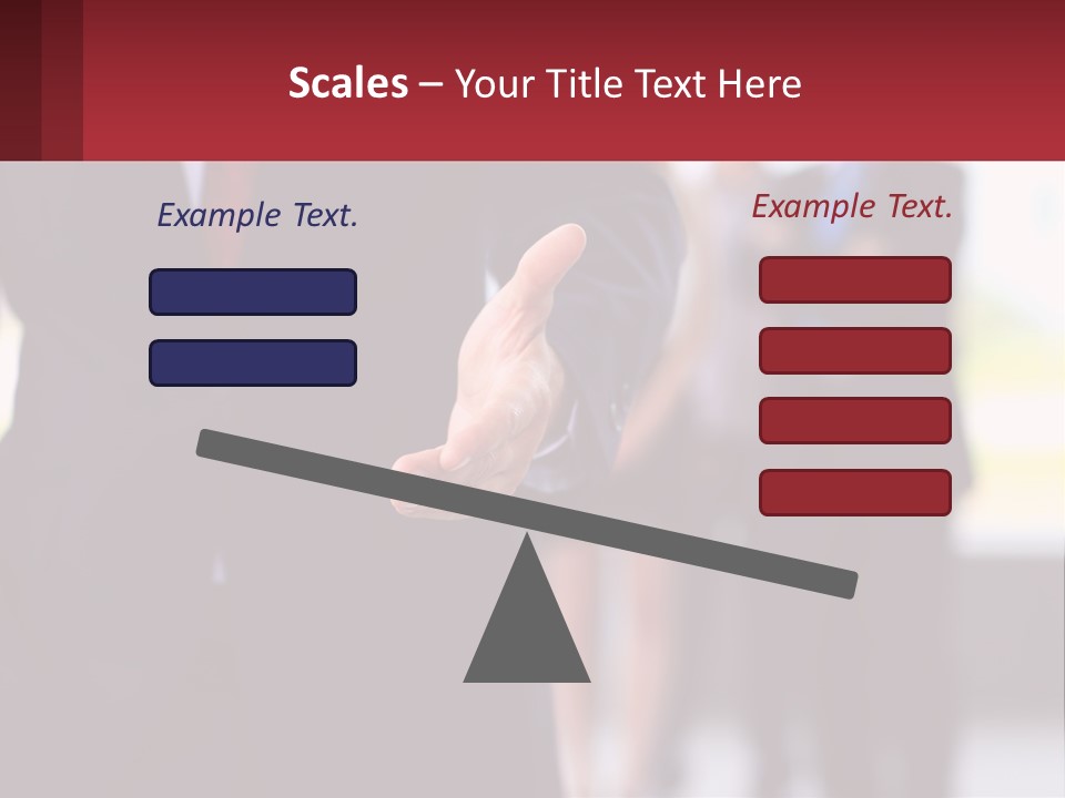 A Man In A Business Suit Pointing At Something PowerPoint Template