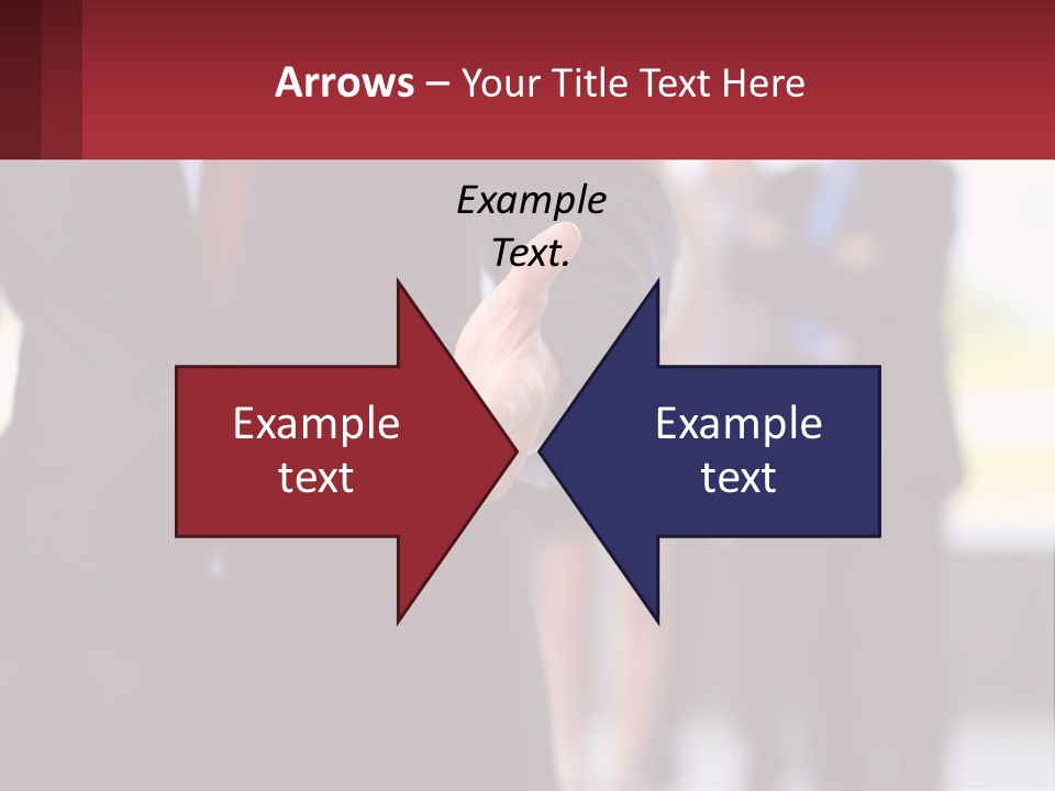 A Man In A Business Suit Pointing At Something PowerPoint Template