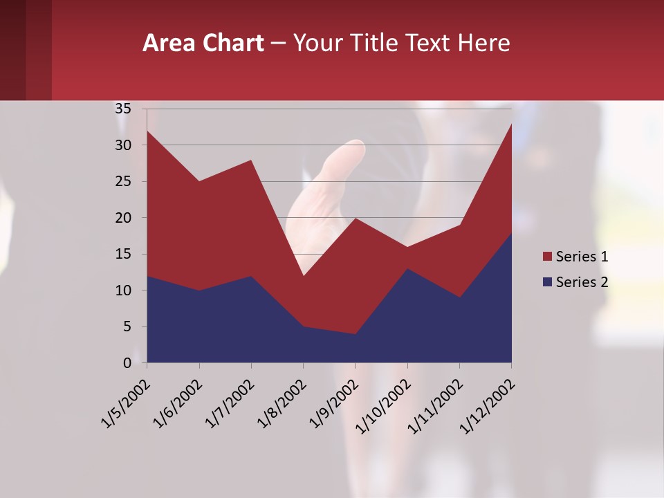A Man In A Business Suit Pointing At Something PowerPoint Template