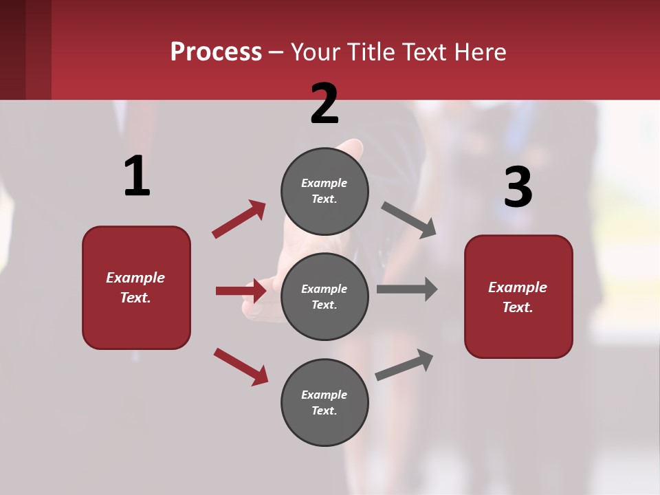 A Man In A Business Suit Pointing At Something PowerPoint Template