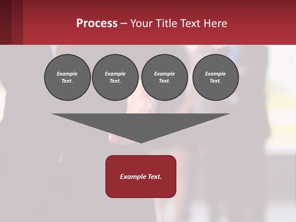 A Man In A Business Suit Pointing At Something PowerPoint Template