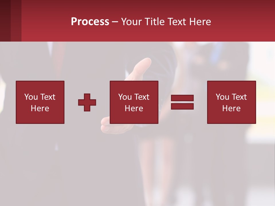 A Man In A Business Suit Pointing At Something PowerPoint Template
