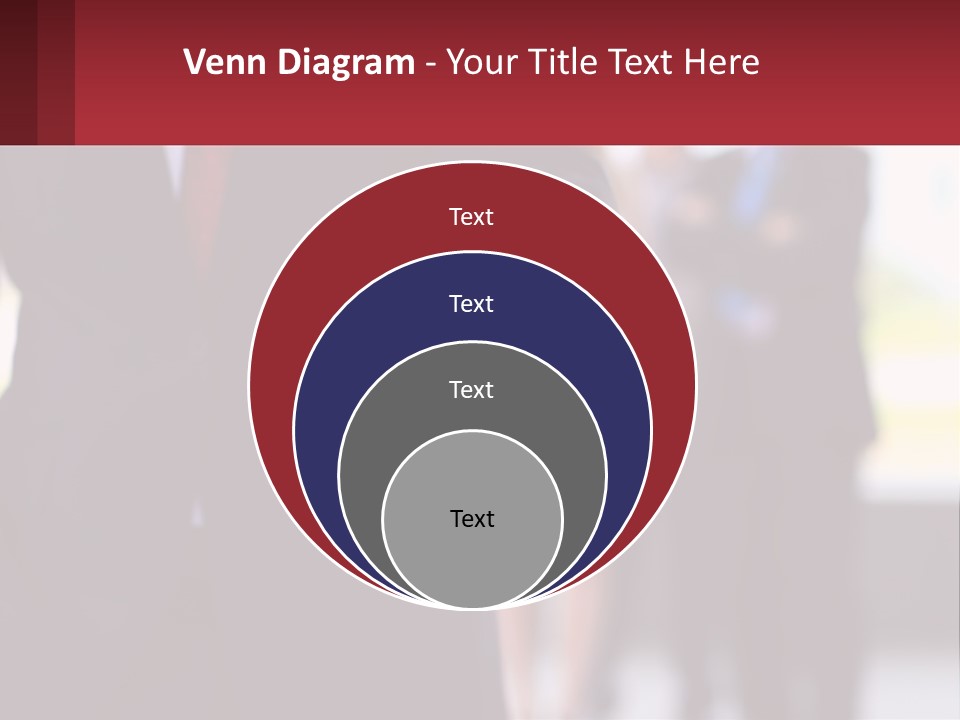 A Man In A Business Suit Pointing At Something PowerPoint Template