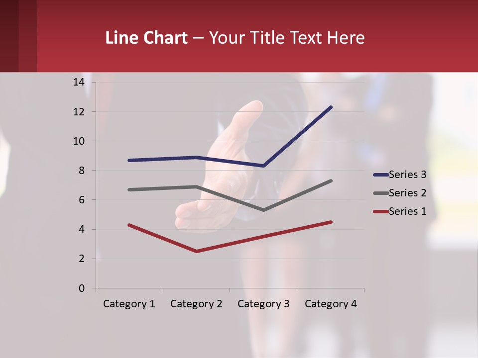 A Man In A Business Suit Pointing At Something PowerPoint Template