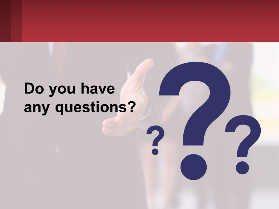 A Man In A Business Suit Pointing At Something PowerPoint Template