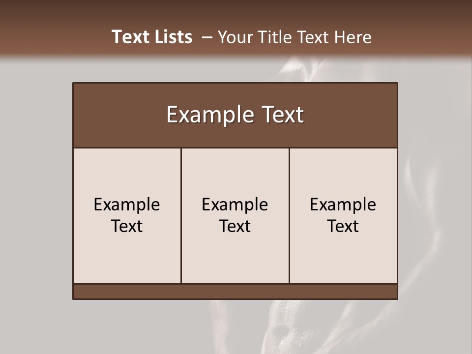 A Muscular Man With No Shirt On Is Posing For The Camera PowerPoint Template