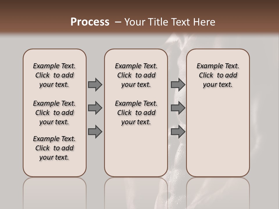 A Muscular Man With No Shirt On Is Posing For The Camera PowerPoint Template