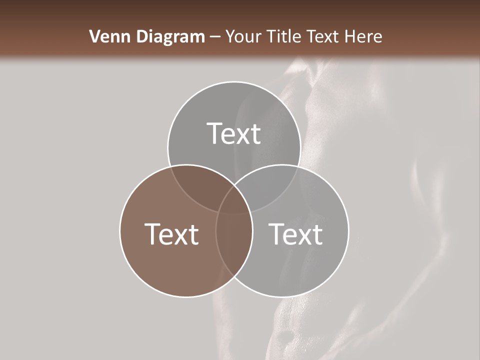 A Muscular Man With No Shirt On Is Posing For The Camera PowerPoint Template