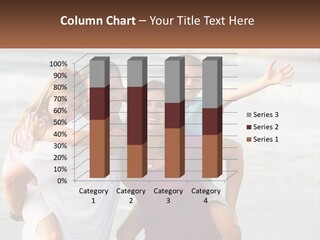 A Family Posing For A Picture On The Beach PowerPoint Template