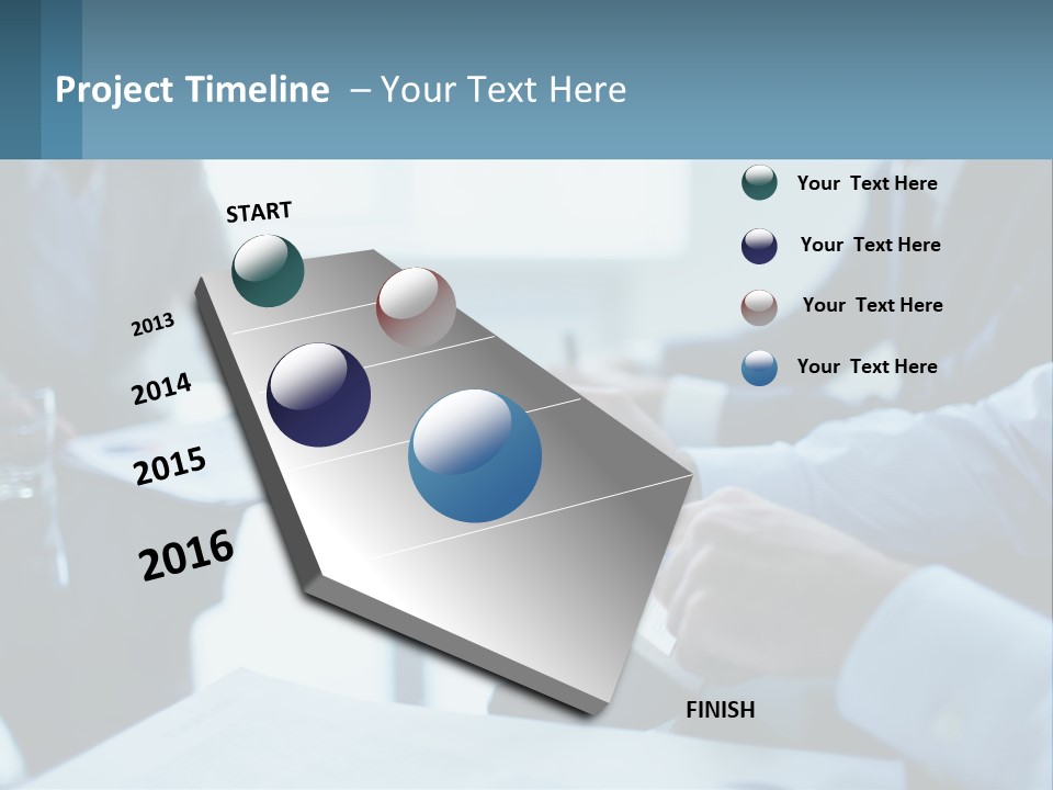 A Group Of People Sitting Around A Table With A Tablet PowerPoint Template