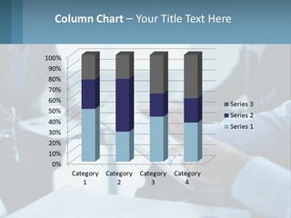 A Group Of People Sitting Around A Table With A Tablet PowerPoint Template