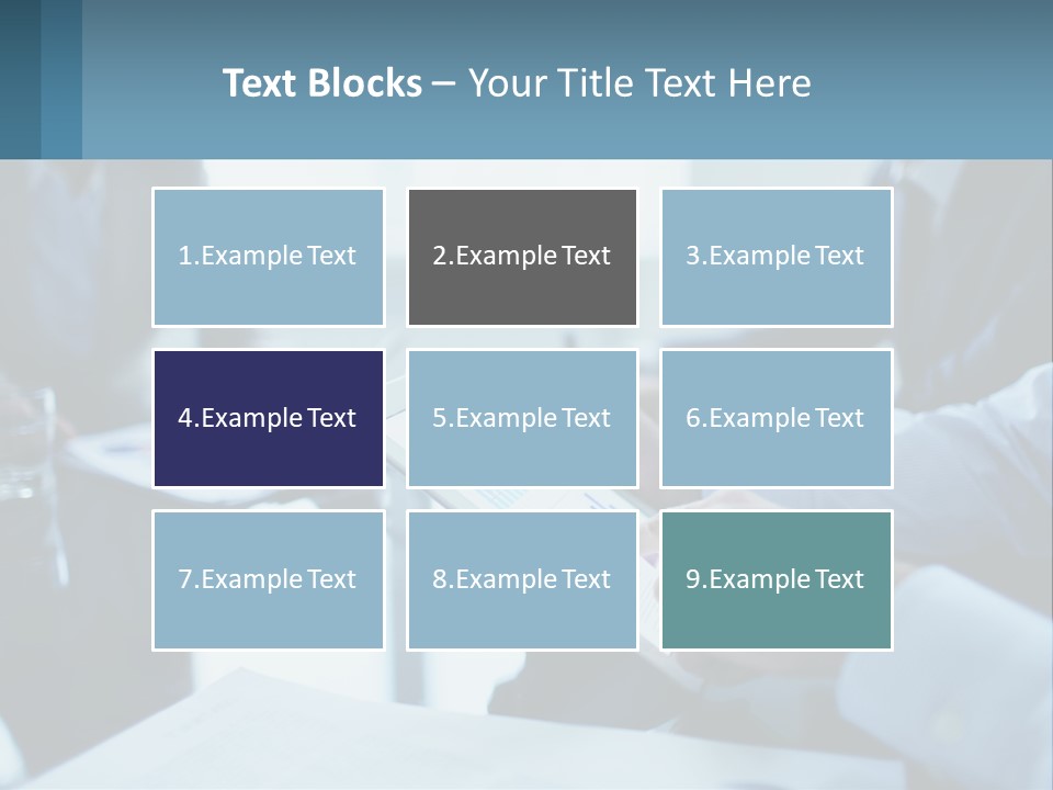 A Group Of People Sitting Around A Table With A Tablet PowerPoint Template